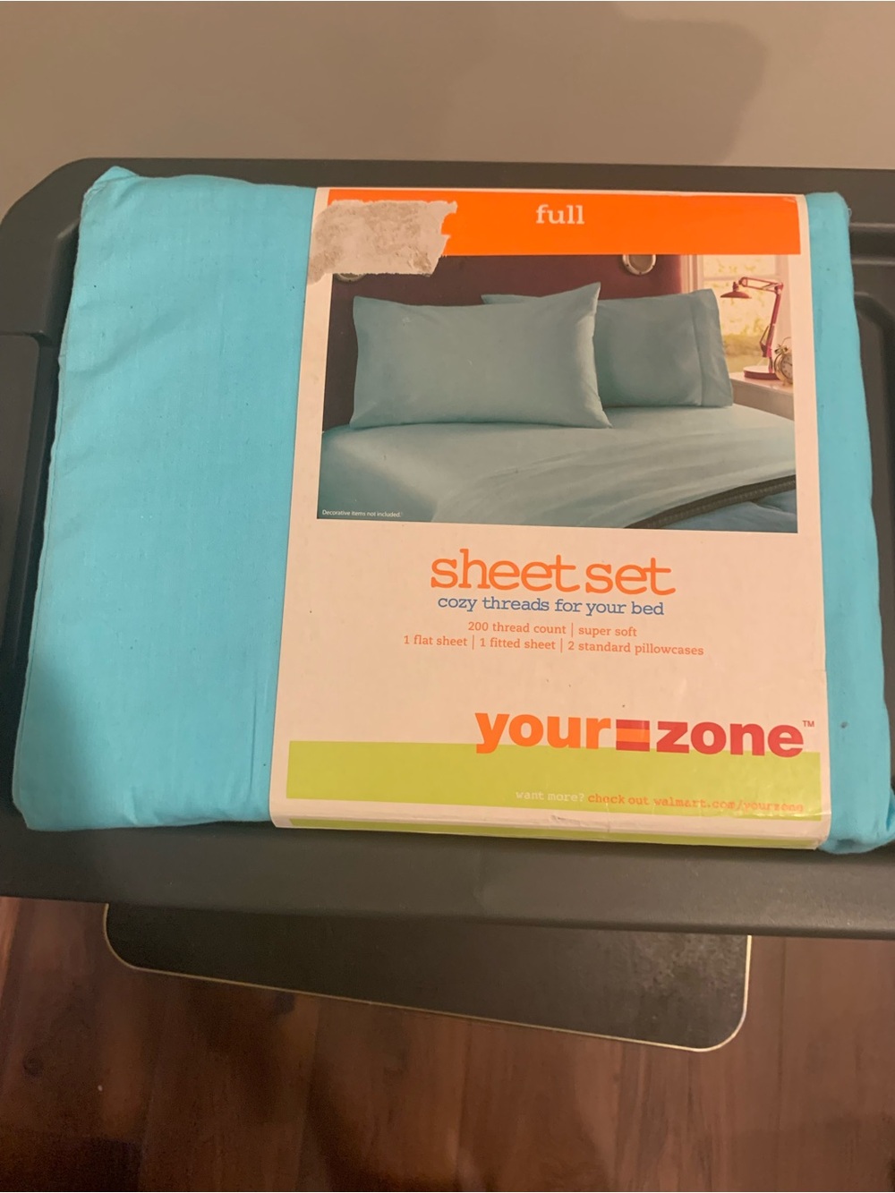 New Your Zone Full Sheet Set in Turquoise